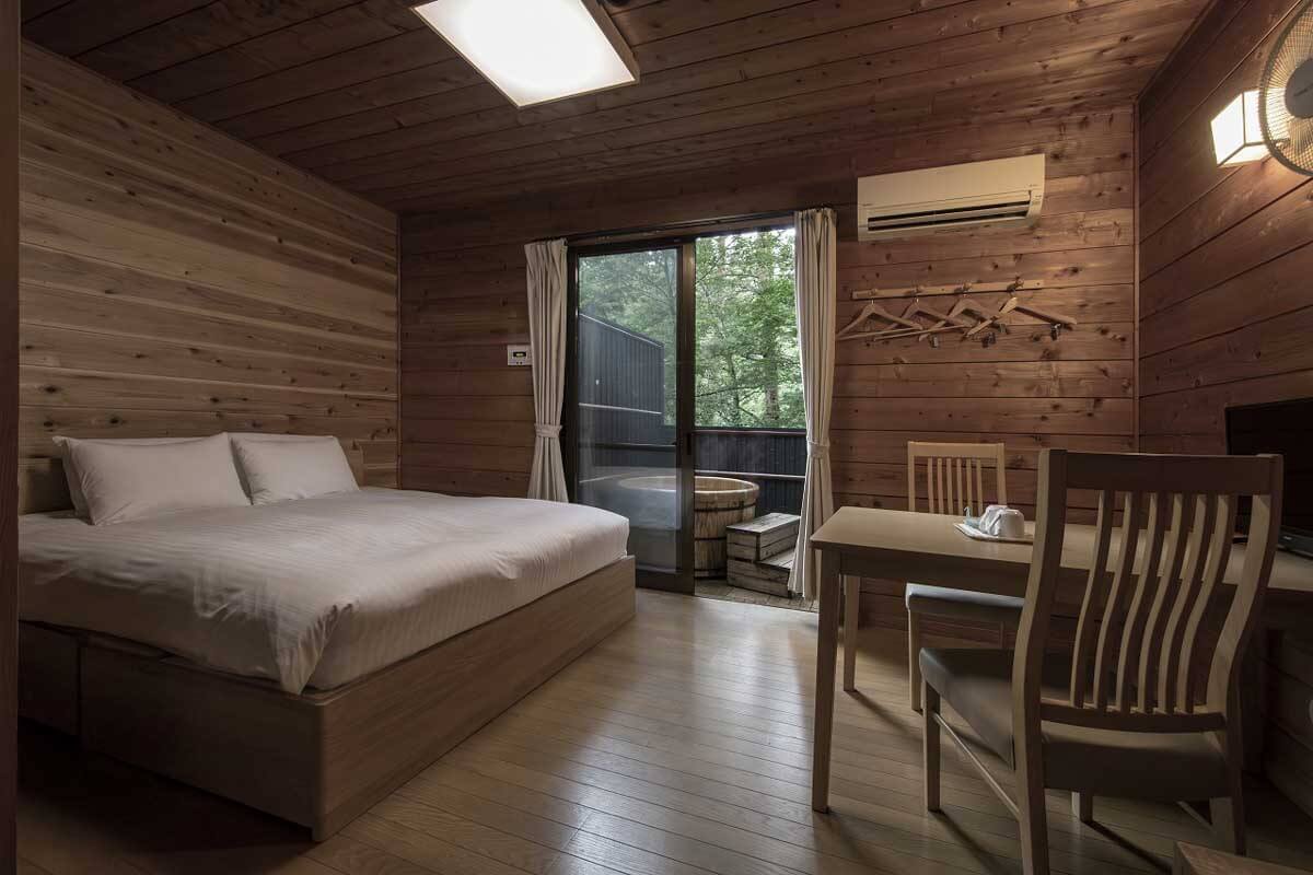 Fujiyama Inn Conifer near Mt Fuji Japan