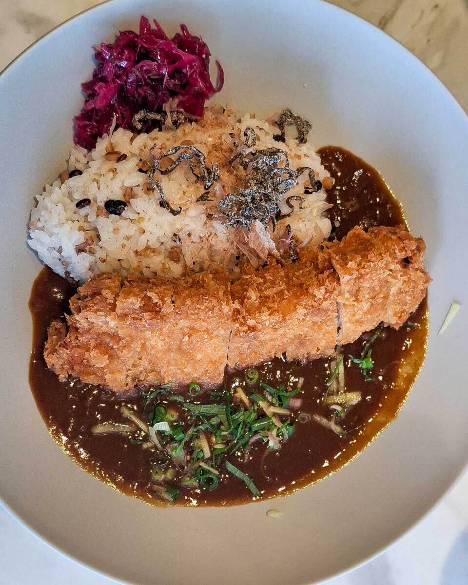 Japanese curry eaten in Japan (1)