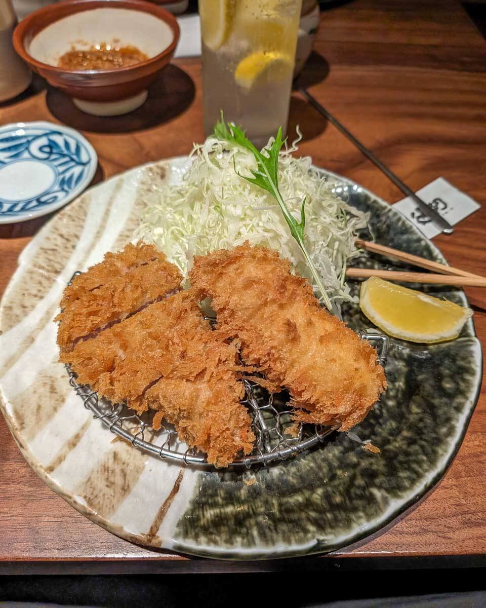 Tonkatsu Eaten in Japan 1