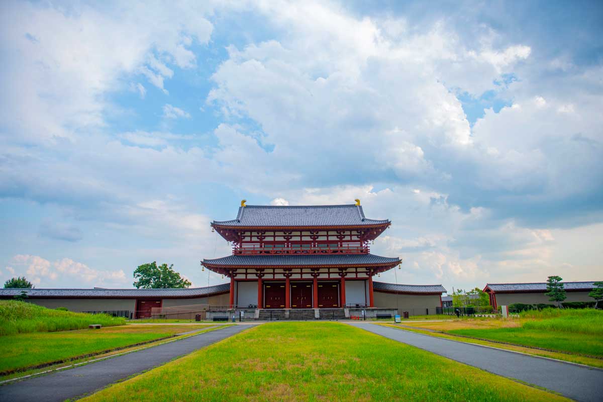 Heijō Palace Park in Nara Japan