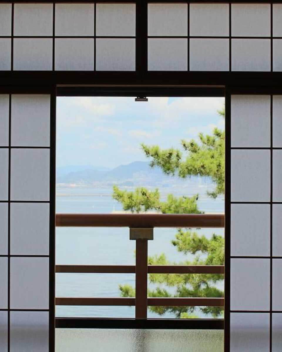 Miyajima Seaside Hotel near Hiroshima Japan