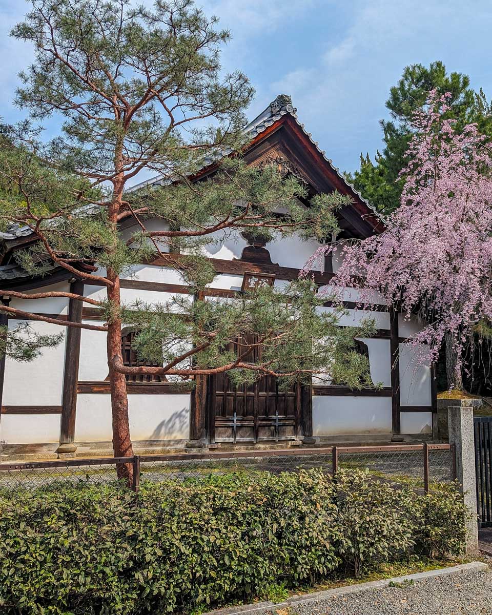 An old traditional wooden house in the Gion District of Kyoto Japan