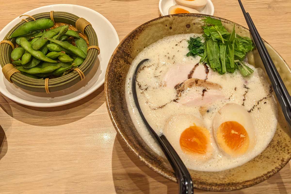 White-ramen-eaten-in-Yokohama Japan