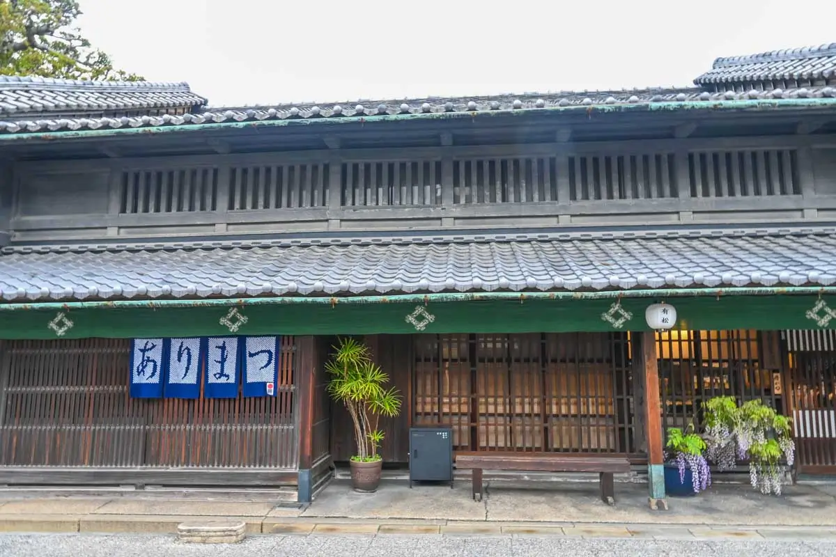 A merchant house on the indigo trail in historic Arimatsu, Nagoya, Japan