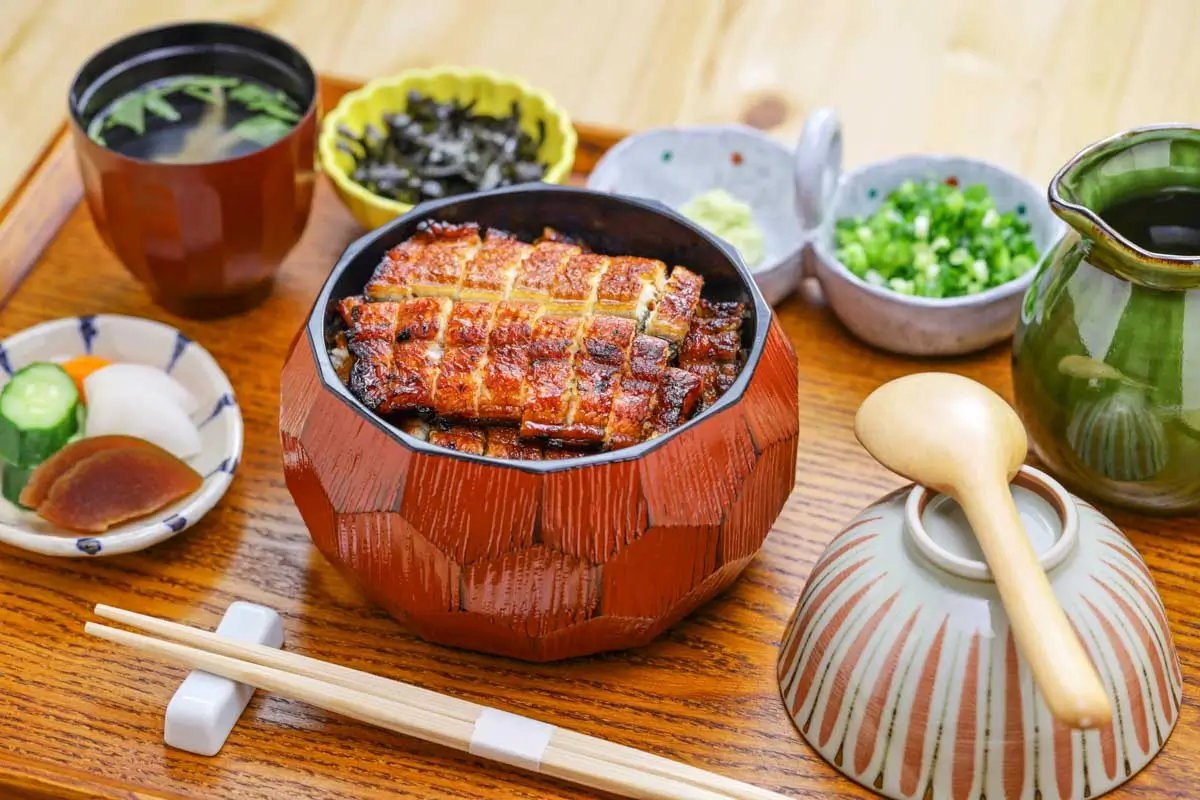 Hitsumabushi eaten in Nagoya, Japan