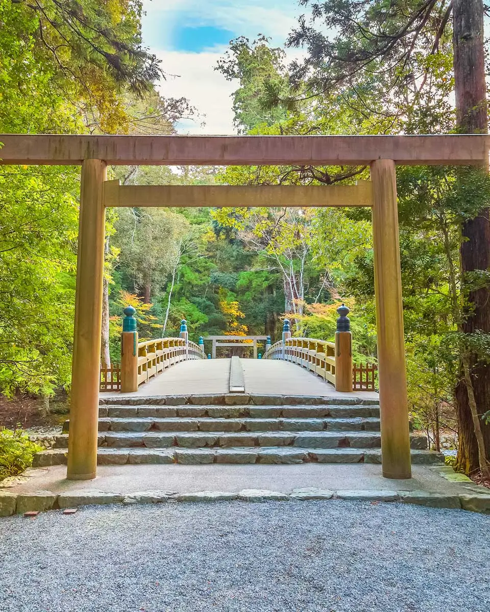 Ise Grand Shrine seen on a tour from Nagoya Japan