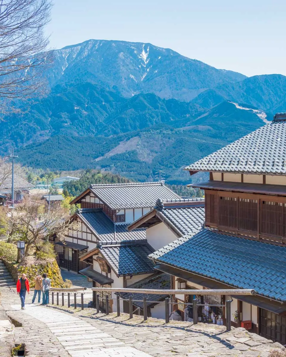 Magome Village seen on a day tour from Nagoya, Japan