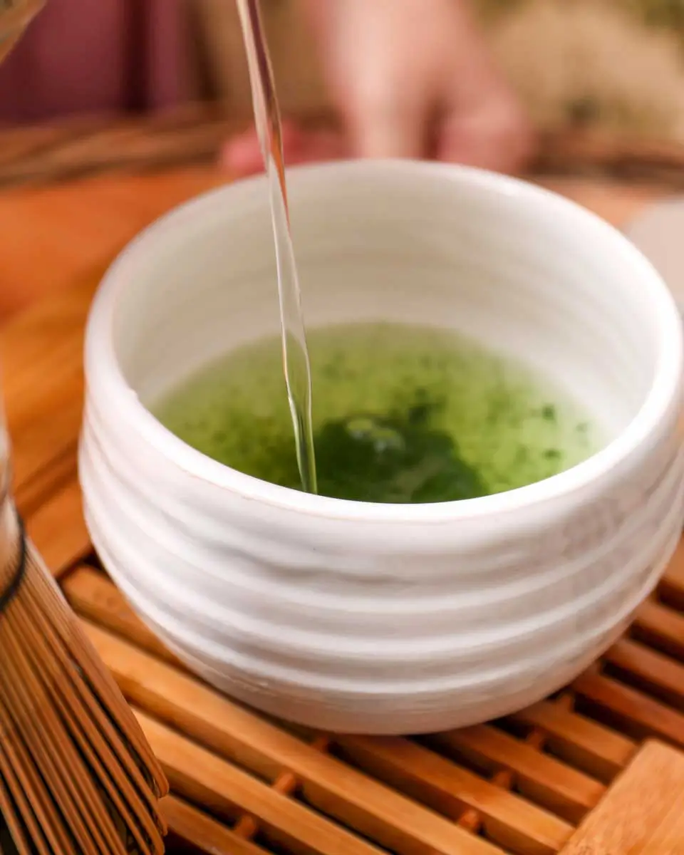 Matcha tea at a tea ceremony in Nikko Japan