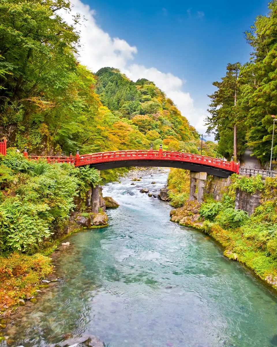 Shinkyo Bridge near Nikko Japan