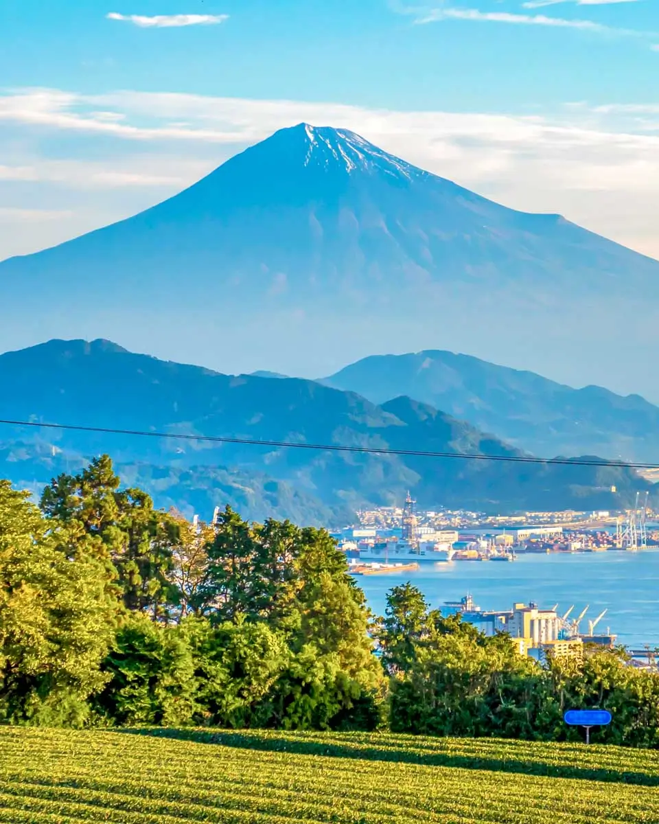 Fuji, Suruga Bay and Nihondaira Plateau seen on a tour from Shizuoka, Japan