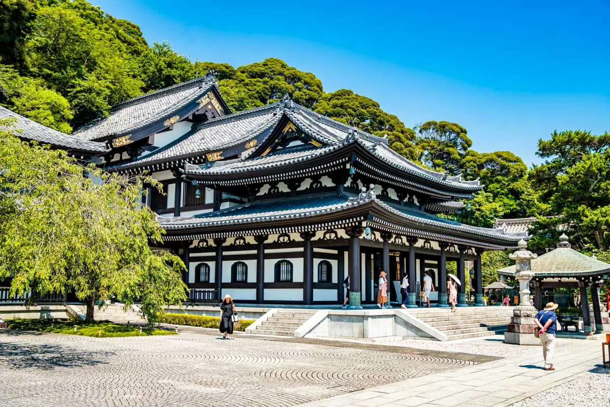 Hasedera Temple in Kamakura, Japan seen on a tour from Yokohama