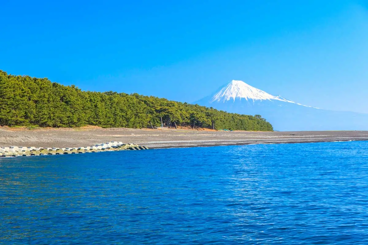 Mt Fuji seen at Miho no Matsubara in Shizuoka, Japan 1